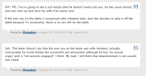 Philophile, changing the topic to BDSM. 