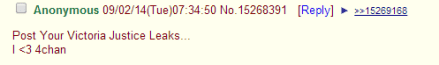 "I <3 4chan" - Anon