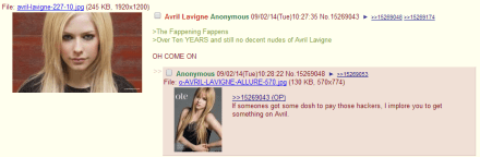 Avril Livingne is safe... for now.